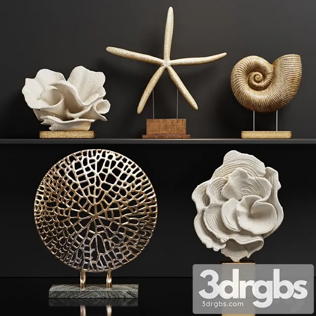 Decor set 45_3 3D Model Free