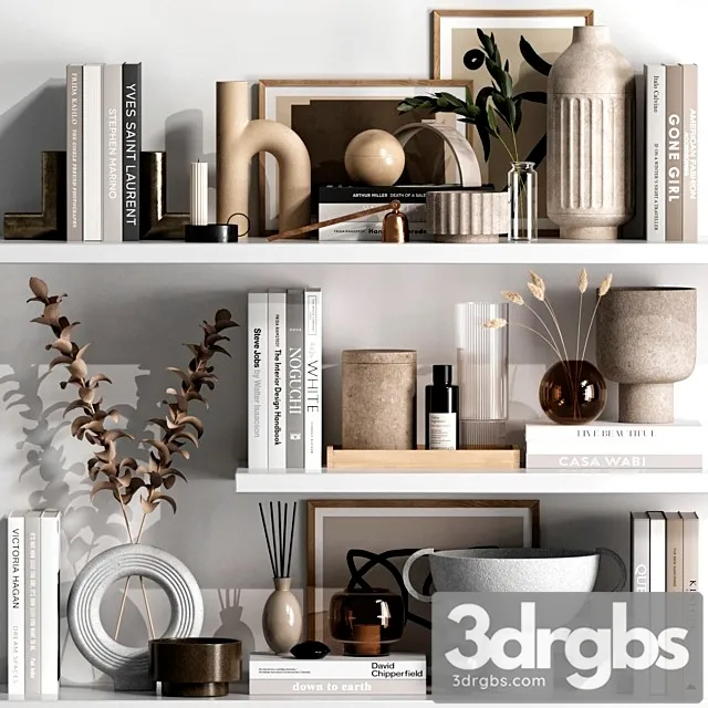 Decor set 55 3D Model Free