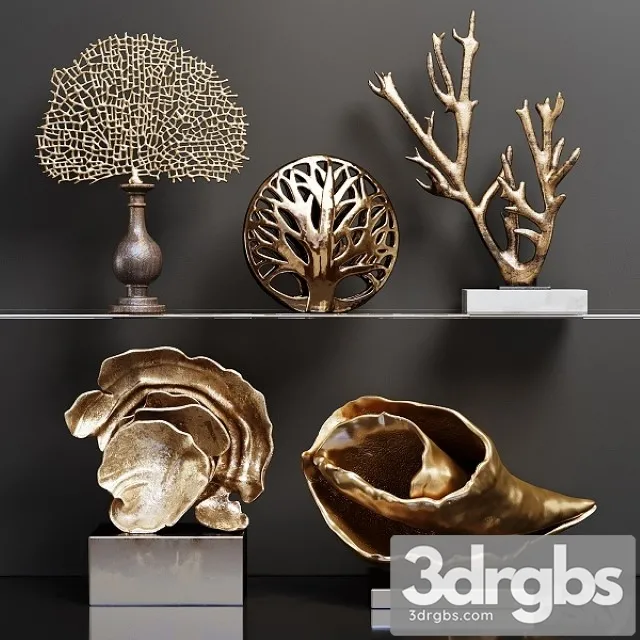 Decor Set 62 3D Model Free