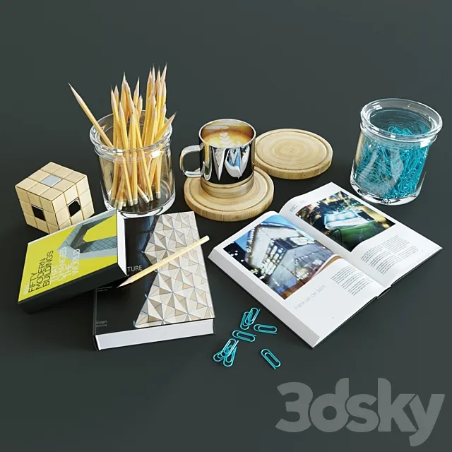 Decor set 8 3D Model