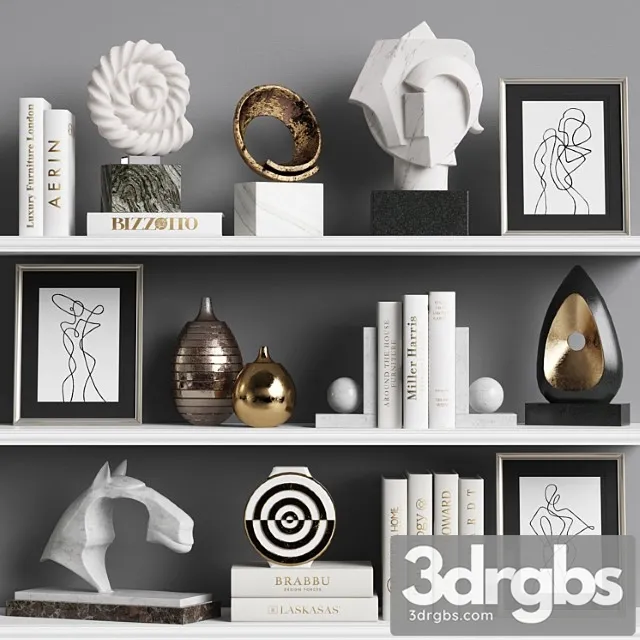 Decor set 97 3D Model Free