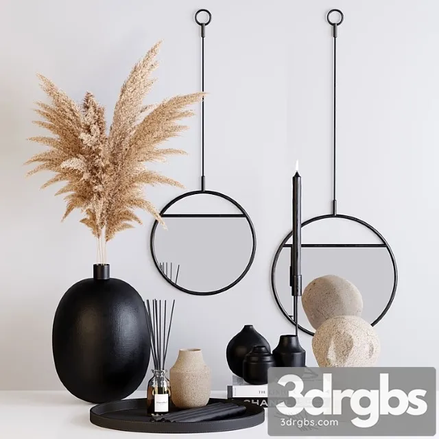 Decor Set By Housewolf 3D Model Free