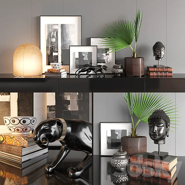 Decor Set DHARMA 3D Model