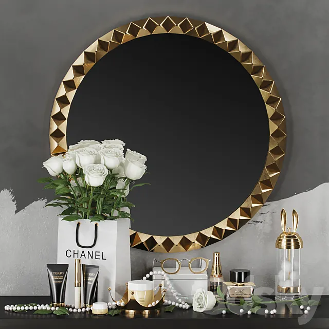 Decor set for girl №1 3D Model