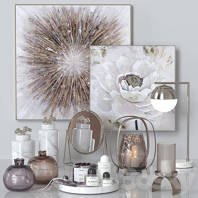 Decor set gold Free Download