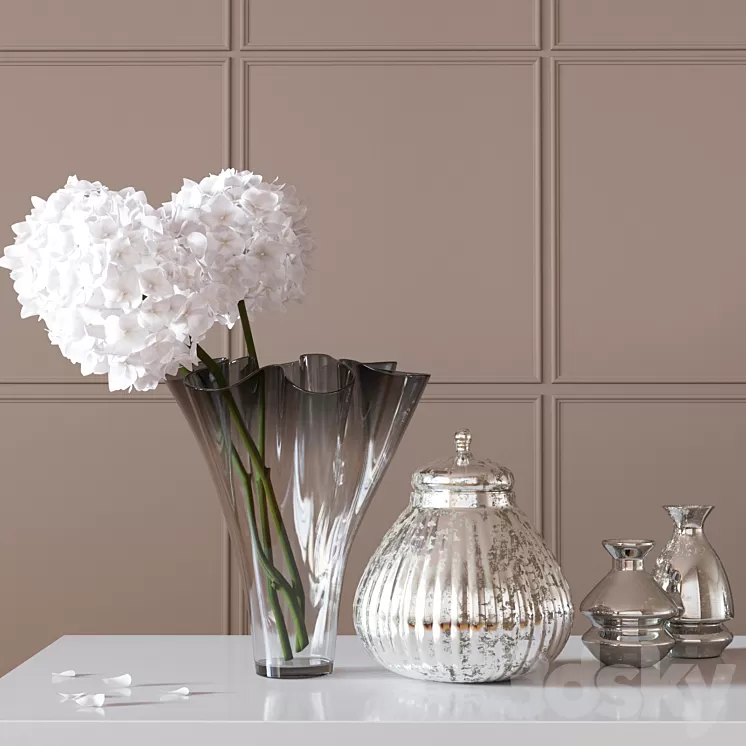 Decor set Kelly Hoppen 3 / decorative set 3D Model