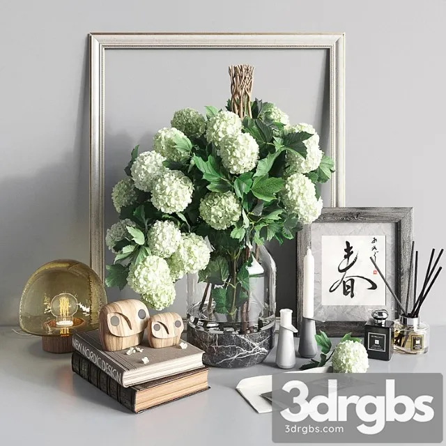 Decor set owls 3D Model Free