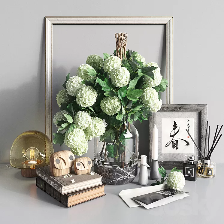 Decor set owls 3D Model