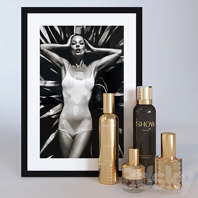 Decor set Show _ Decorative set 3DModel