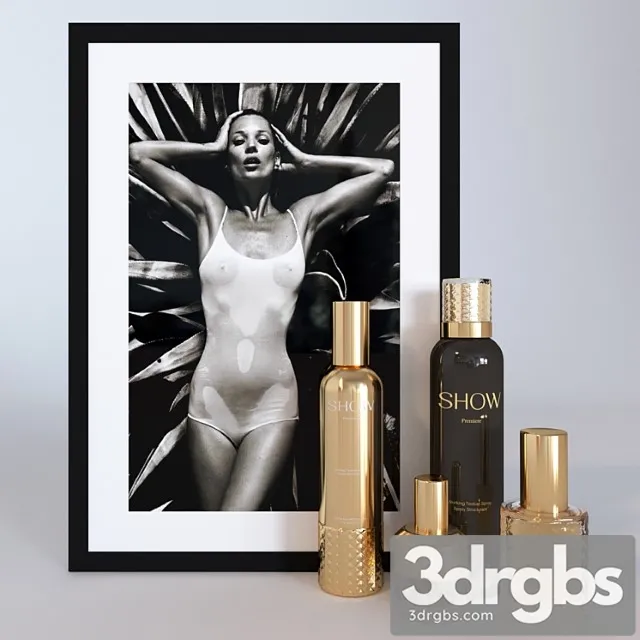 Decor Set Show Diekorativnyi Nabor 3D Model Free