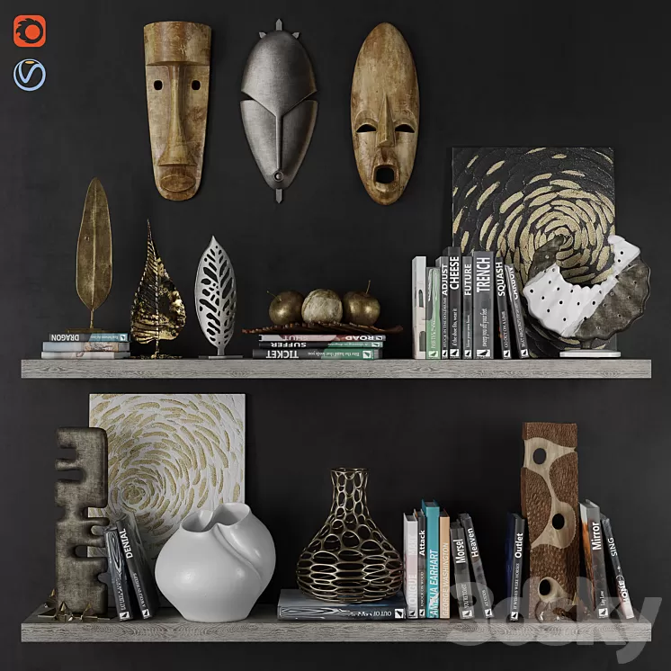 Decor set vol. 001 3D Model