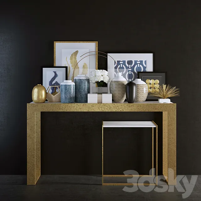 Decor set Williams-Sonoma 3DModel