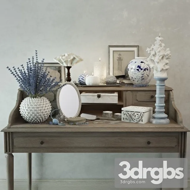 Decor Set Zara Home Lavanda 3D Model Free