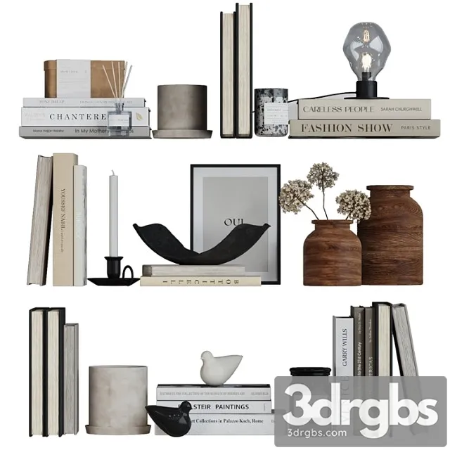 Decor shelf set 14
