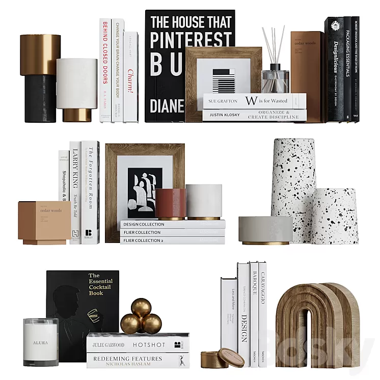 Decor shelf set 15