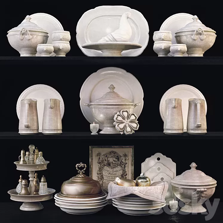 Decor Shelf vol 2 3D Model