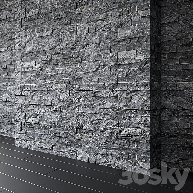 Decor Stone Msi Coal Canyon Dark sandstone 3D Model