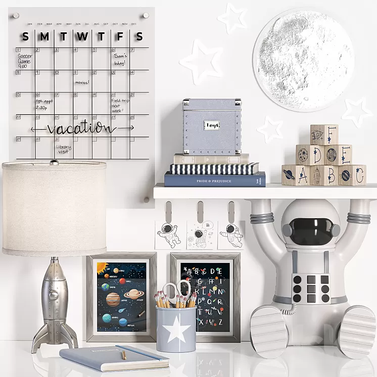 Decor & Toy for Kids & Teenager No.03 3D Model Free