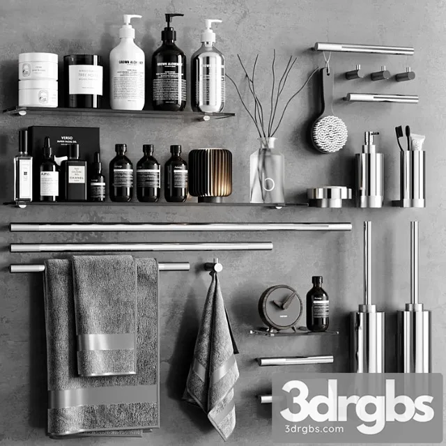 Decor Walther Club Accessories 2 3D Model Free