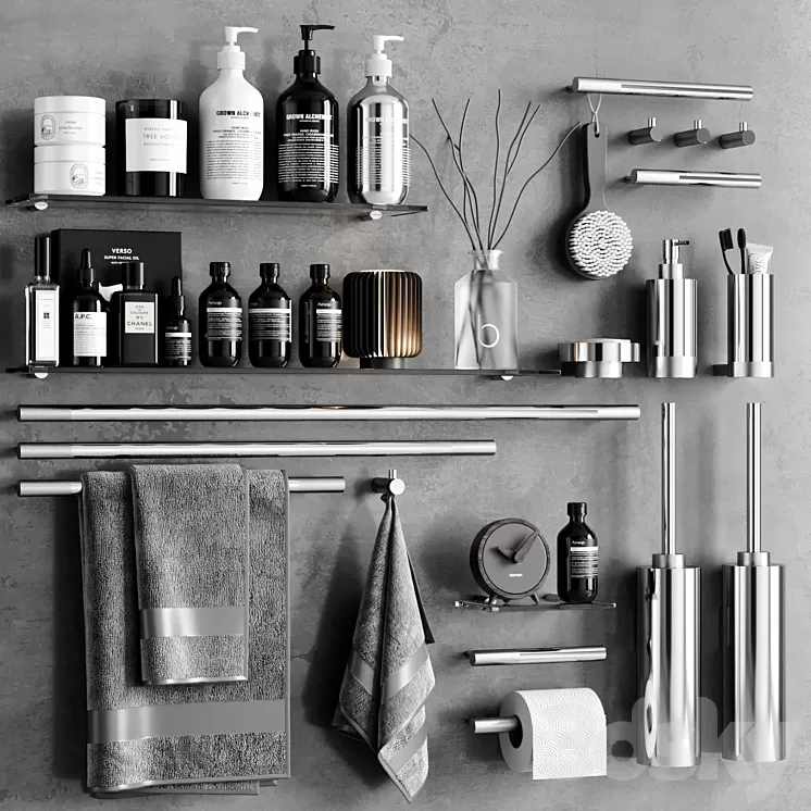 Decor Walther Club Accessories 2 3D Model