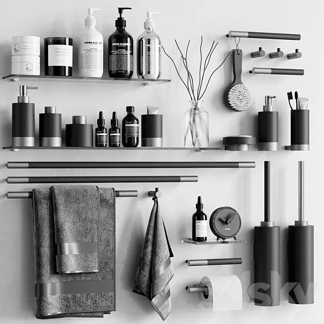 Decor Walther Club Accessories 3DModel