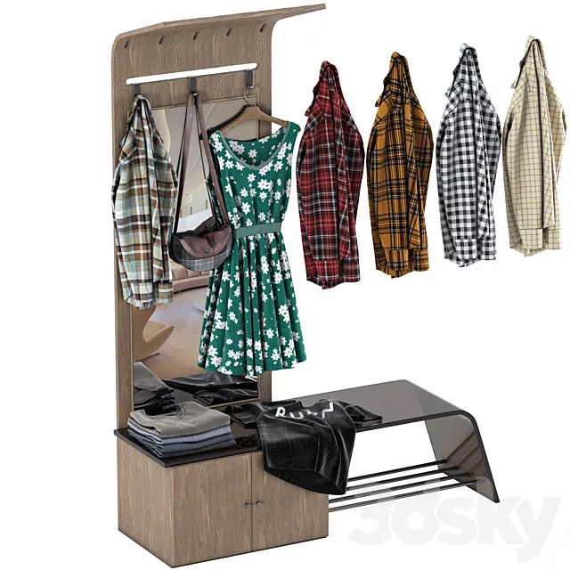 Decor With Clothes 3D Model