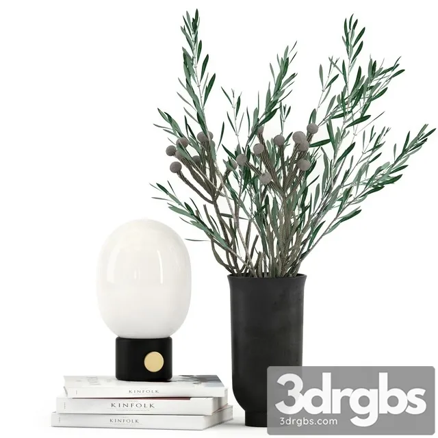 Decor with JWDA Table Lamp 3D Model Free