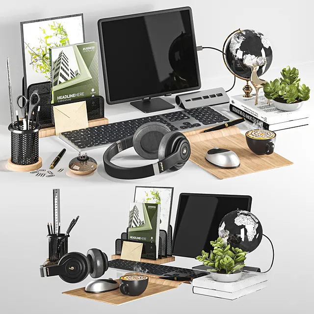 Decor Workspace 3D Model