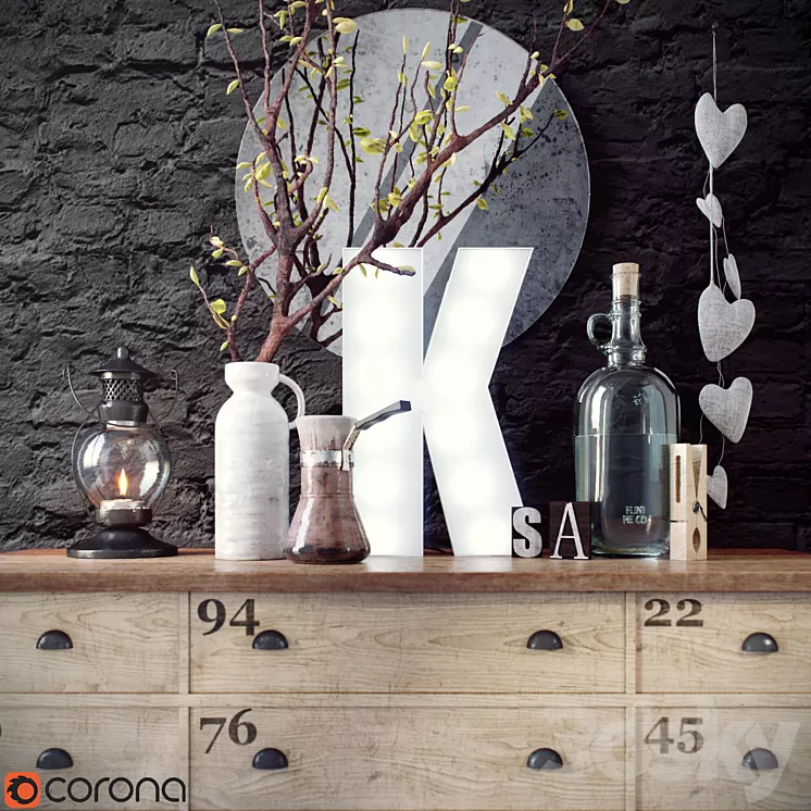 Decor_set_002 3D Model