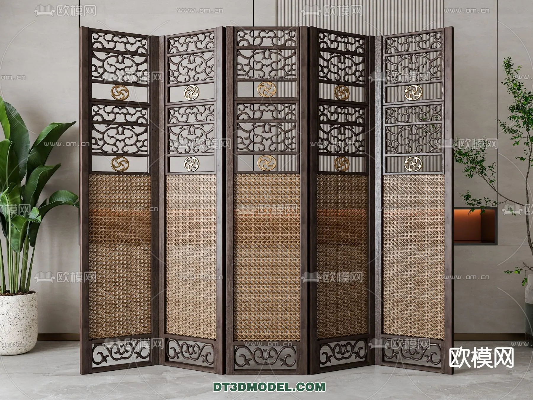 DECORATION - 3D PANEL - 3D Model For Interior Design - 885