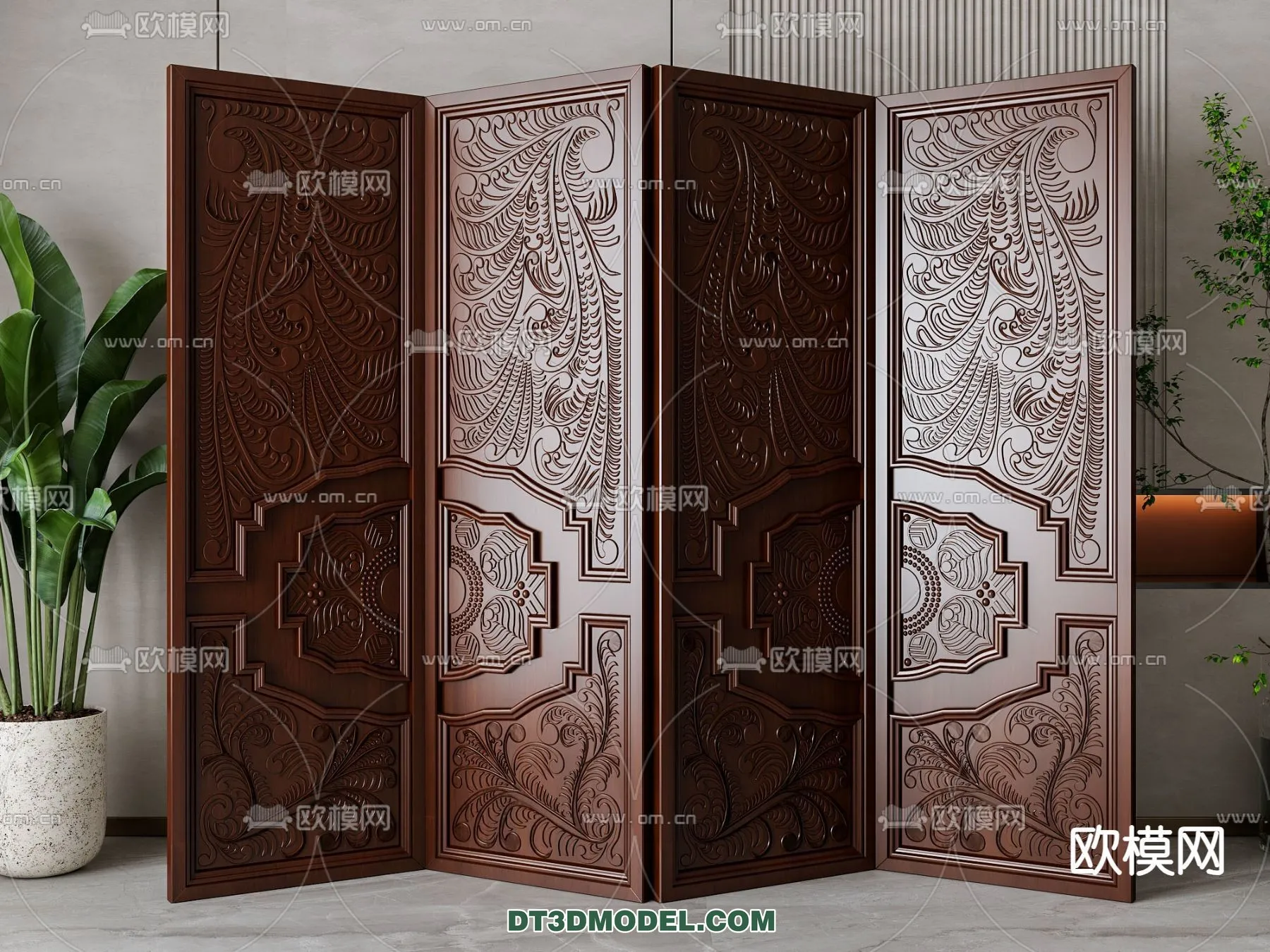 DECORATION - 3D PANEL - 3D Model For Interior Design - 886