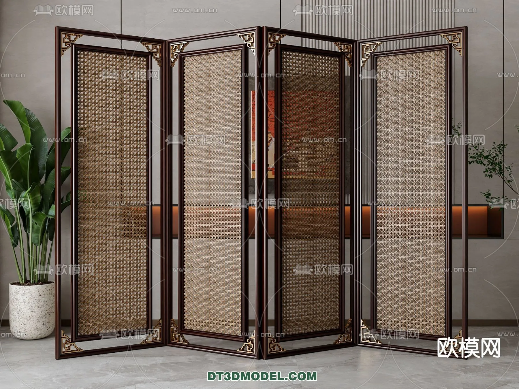 DECORATION - 3D PANEL - 3D Model For Interior Design - 887