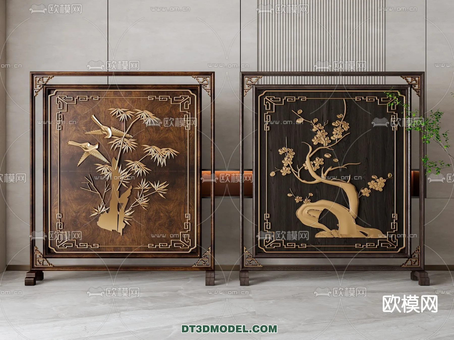 DECORATION - 3D PANEL - 3D Model For Interior Design - 895