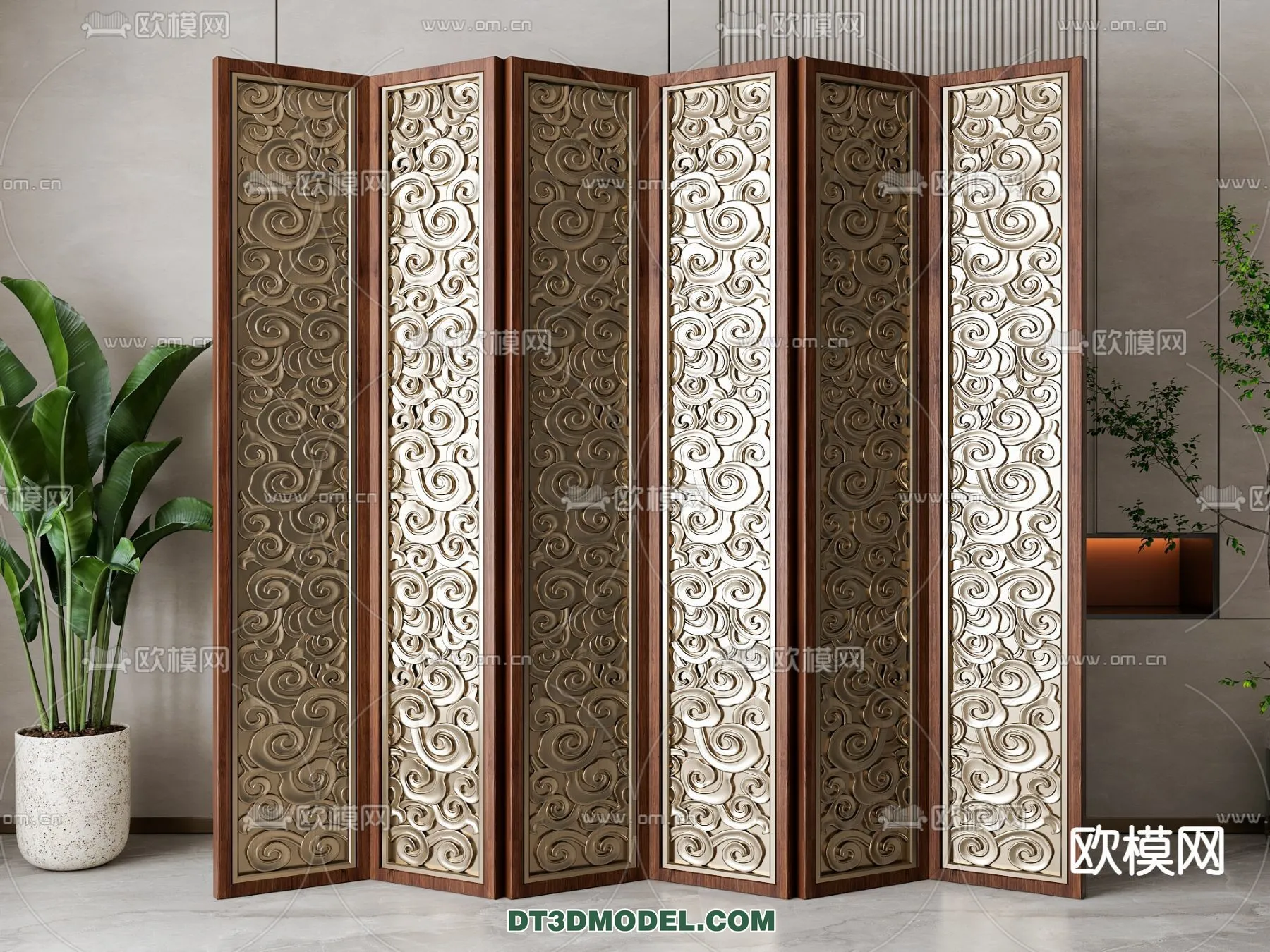 DECORATION - 3D PANEL - 3D Model For Interior Design - 896