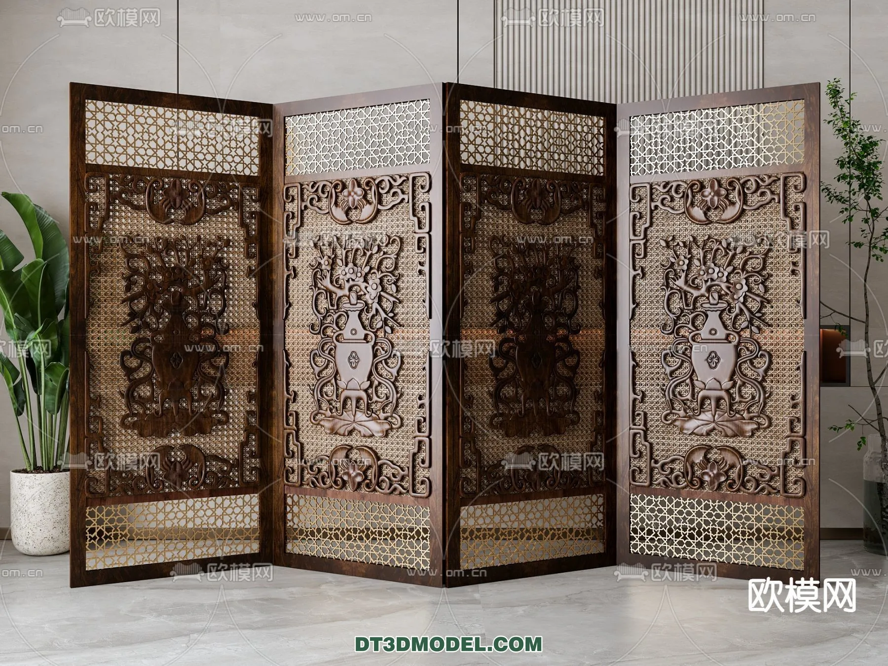 DECORATION - 3D PANEL - 3D Model For Interior Design - 899