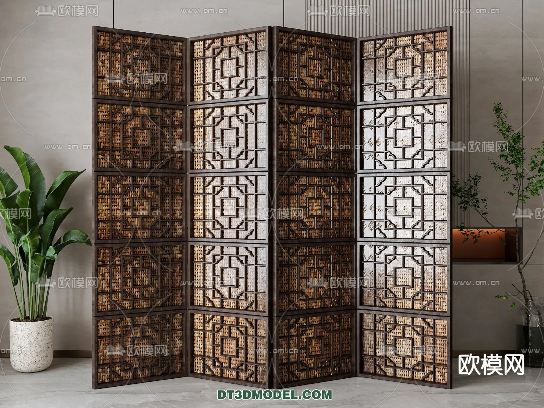 DECORATION - 3D PANEL - 3D Model For Interior Design - 909