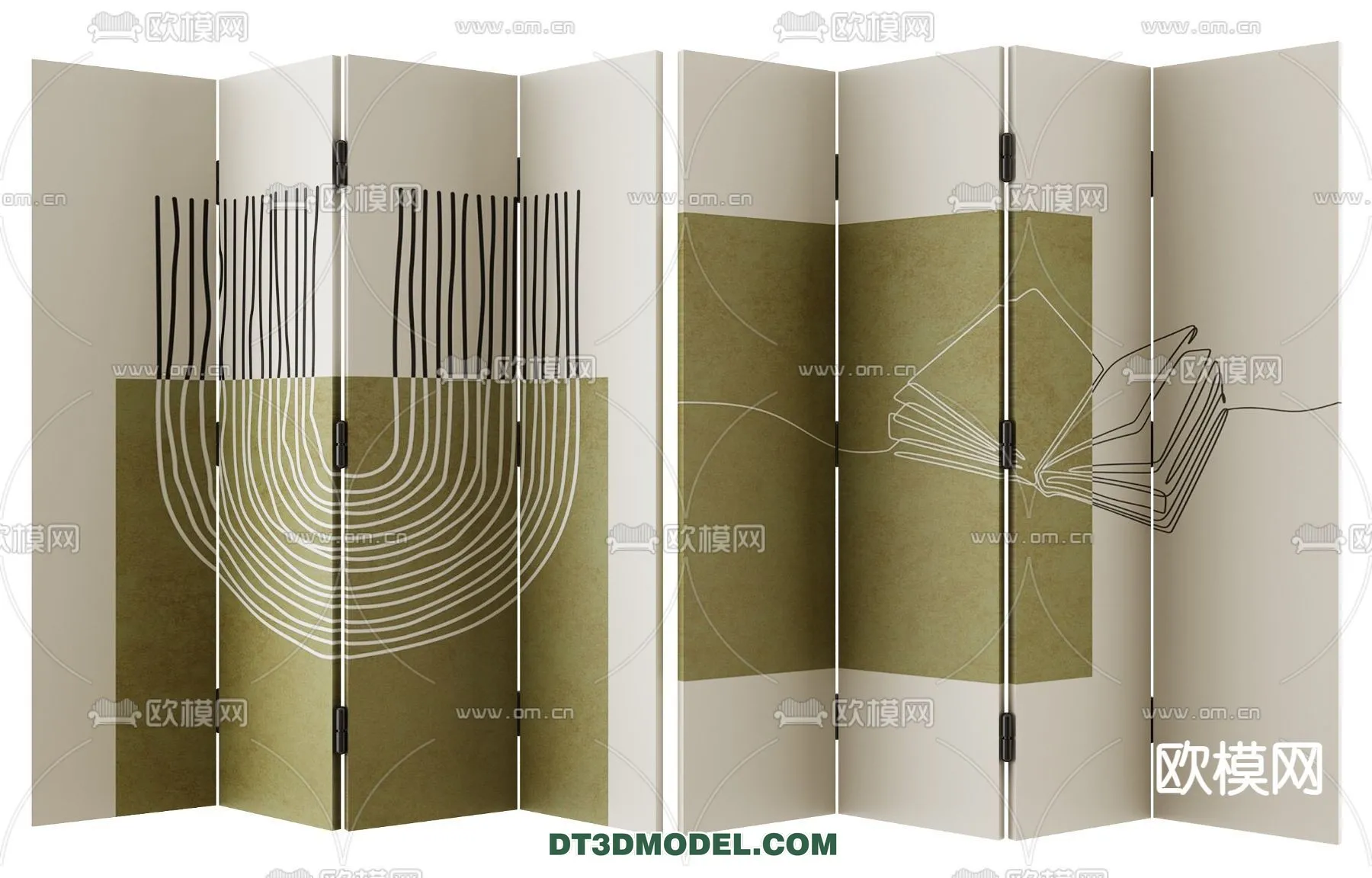 DECORATION - 3D PANEL - 3D Model For Interior Design - 919