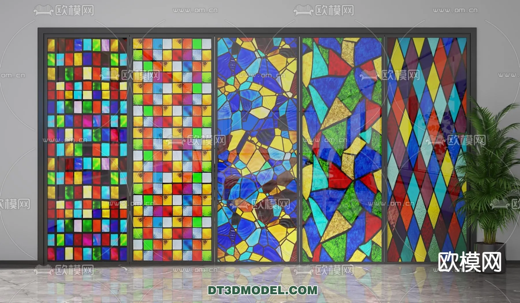 DECORATION - 3D PANEL - 3D Model For Interior Design - 926