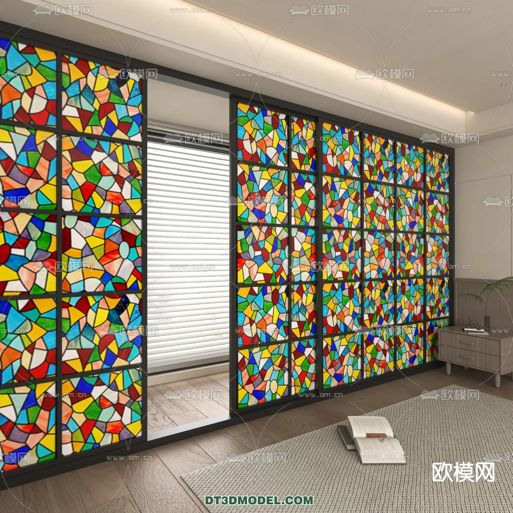 DECORATION - 3D PANEL - 3D Model For Interior Design - 931