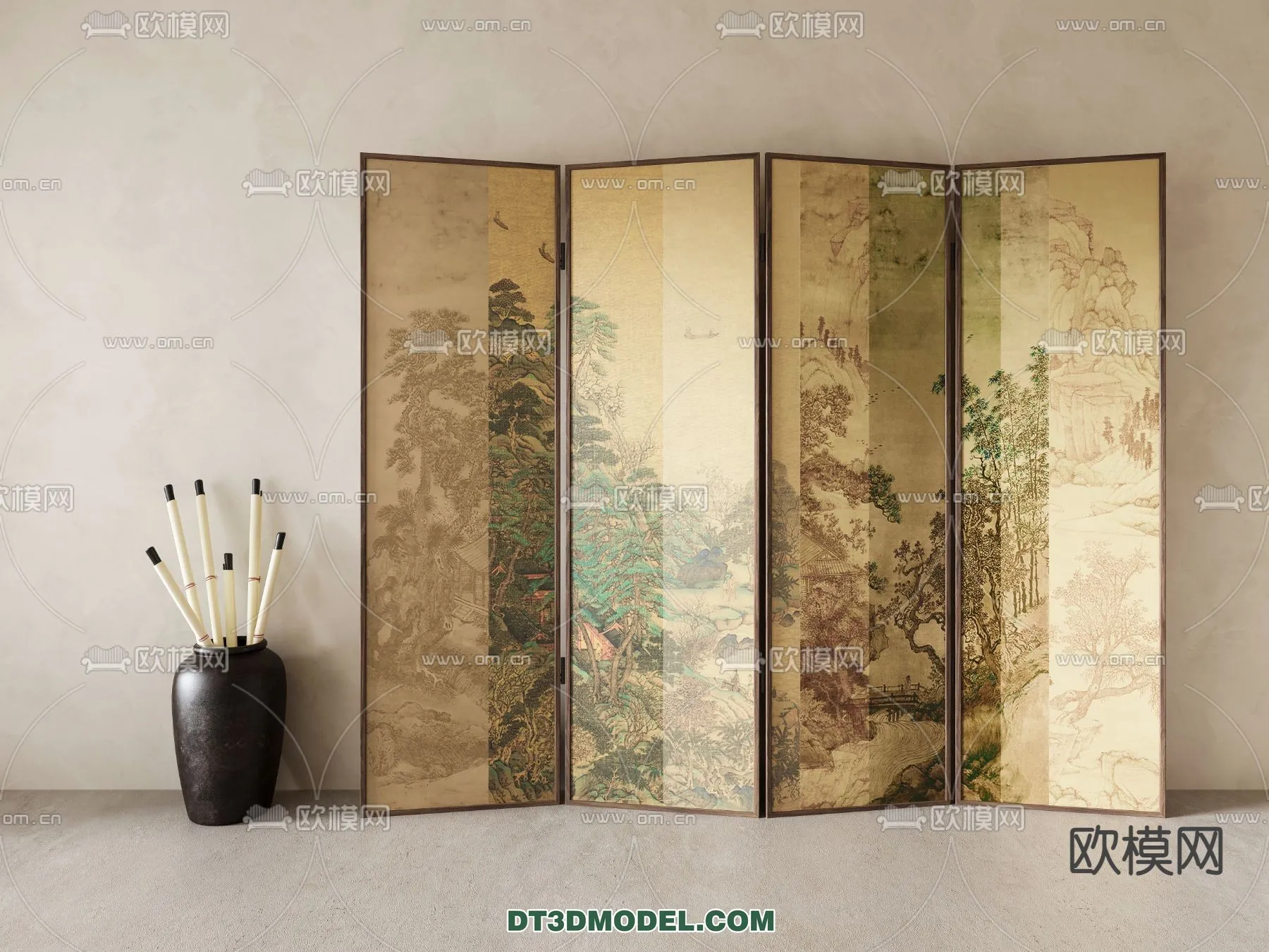 DECORATION - 3D PANEL - 3D Model For Interior Design - 933