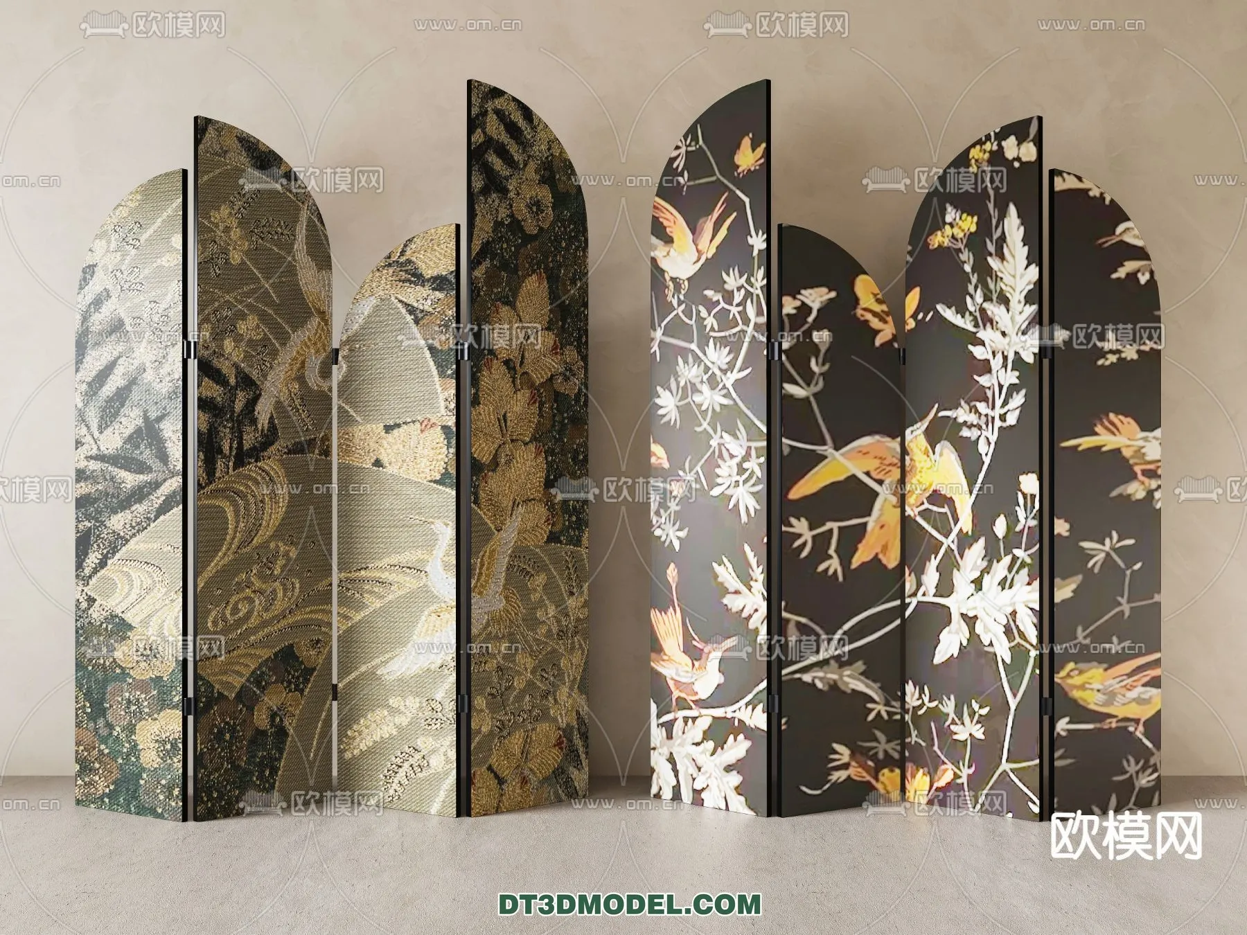 DECORATION - 3D PANEL - 3D Model For Interior Design - 934