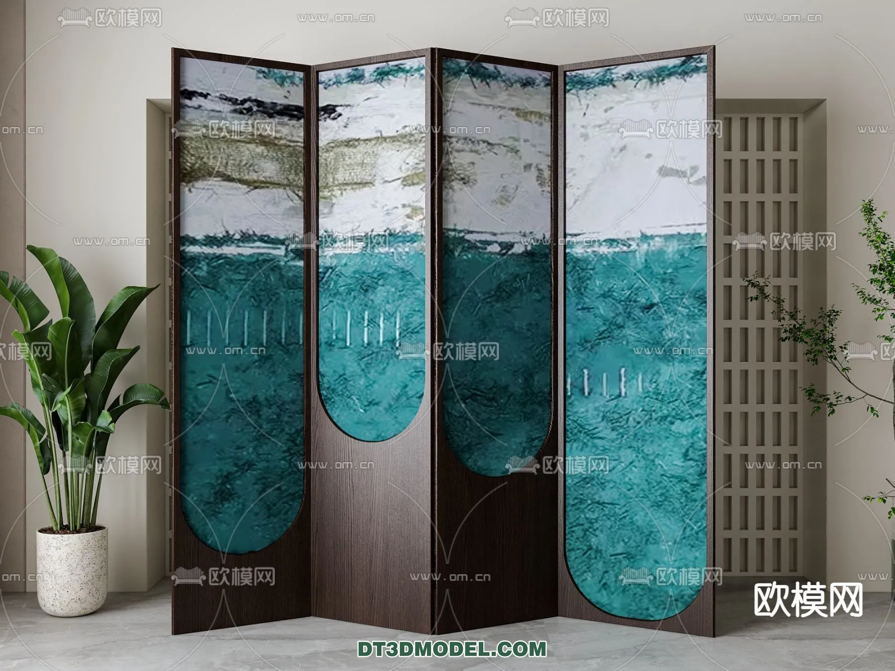 DECORATION - 3D PANEL - 3D Model For Interior Design - 935