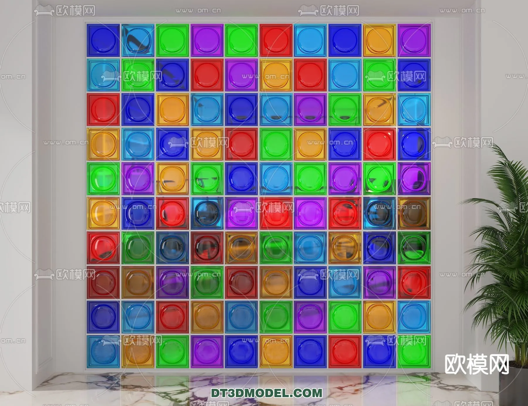 DECORATION - 3D PANEL - 3D Model For Interior Design - 936