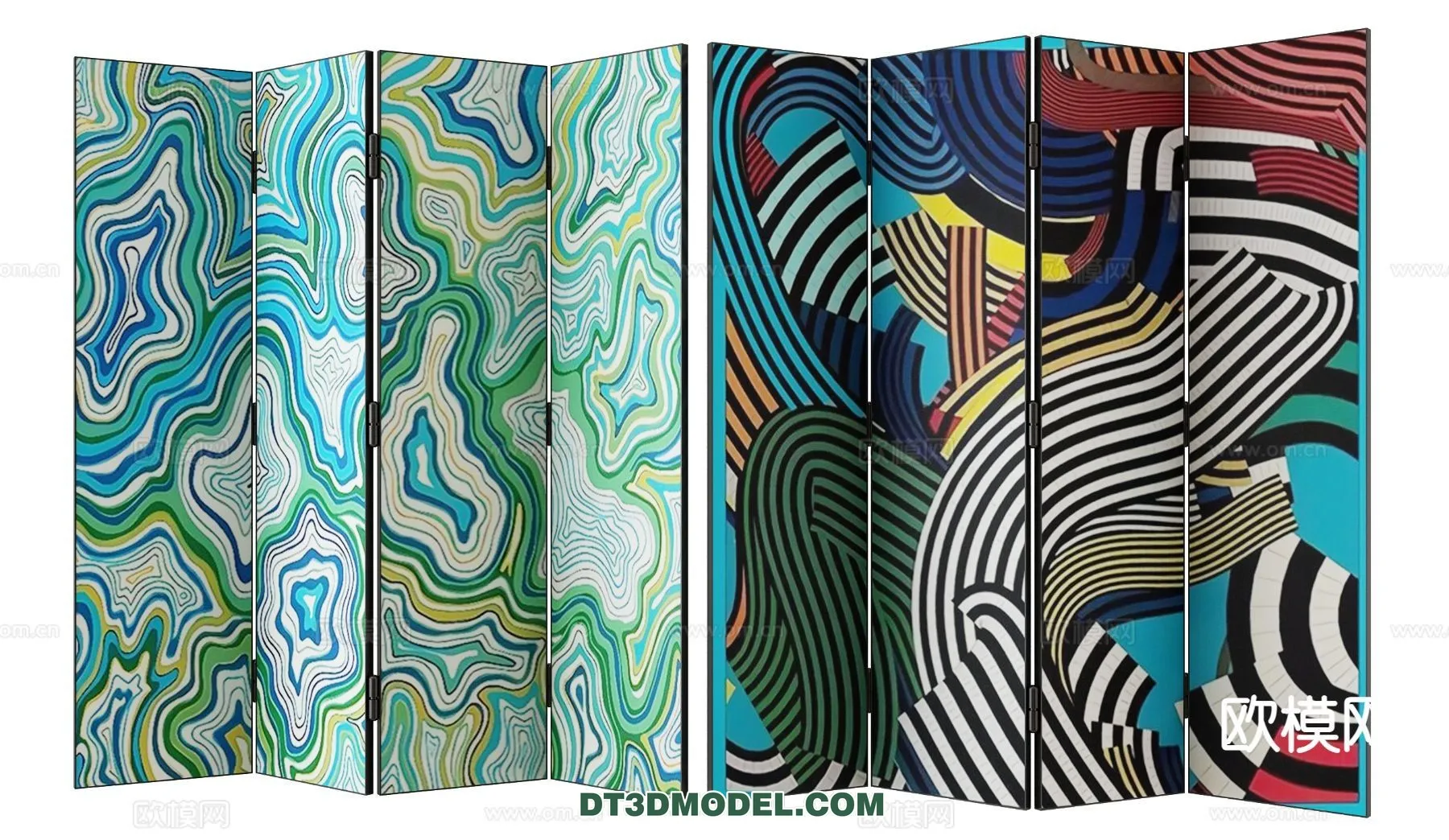 DECORATION - 3D PANEL - 3D Model For Interior Design - 943