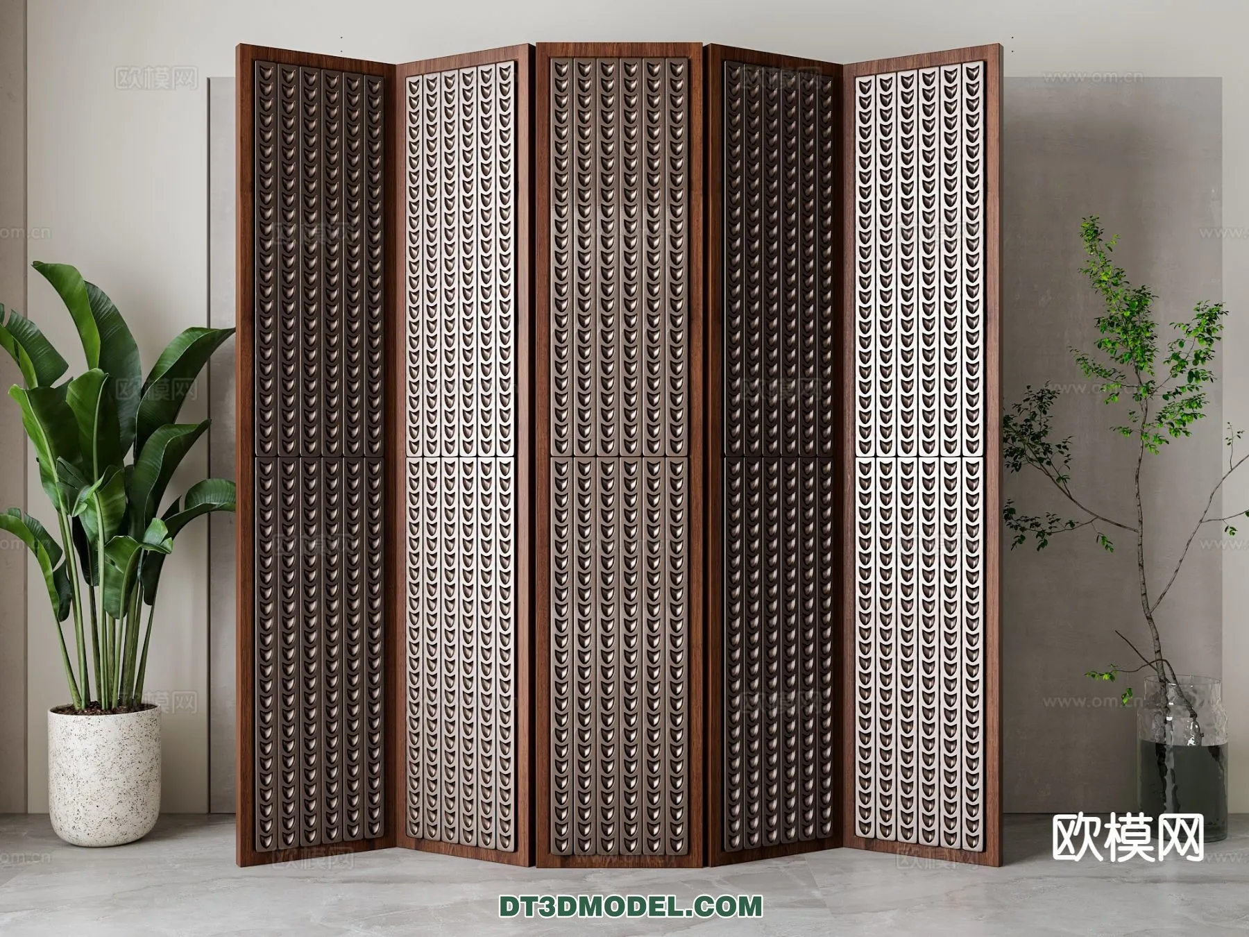 DECORATION - 3D PANEL - 3D Model For Interior Design - 945