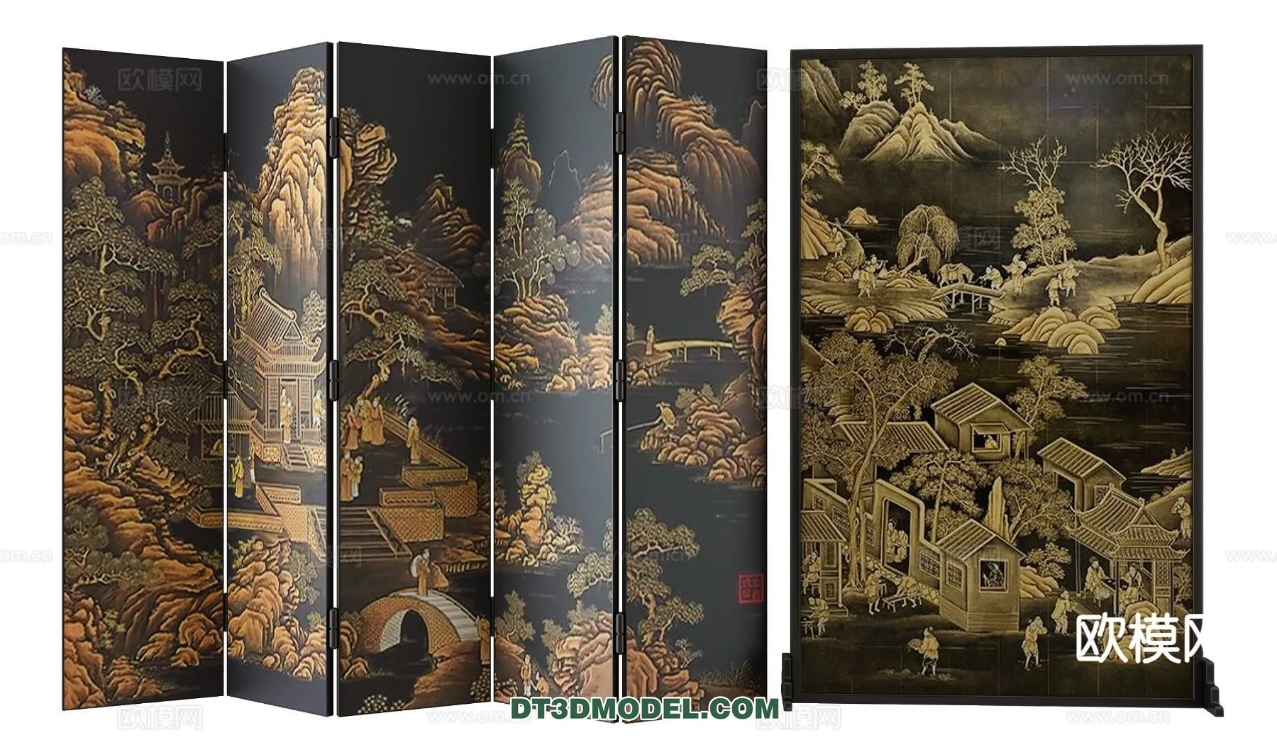 DECORATION - 3D PANEL - 3D Model For Interior Design - 947