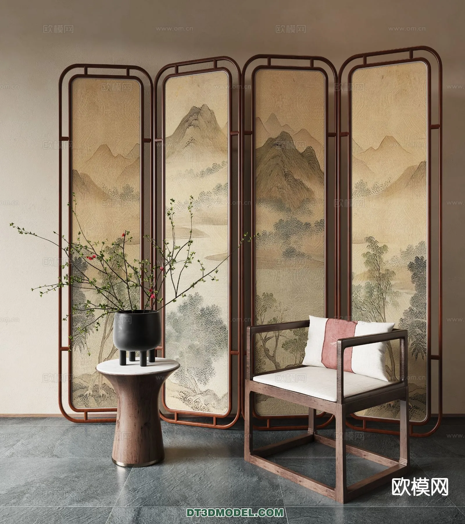 DECORATION - 3D PANEL - 3D Model For Interior Design - 950