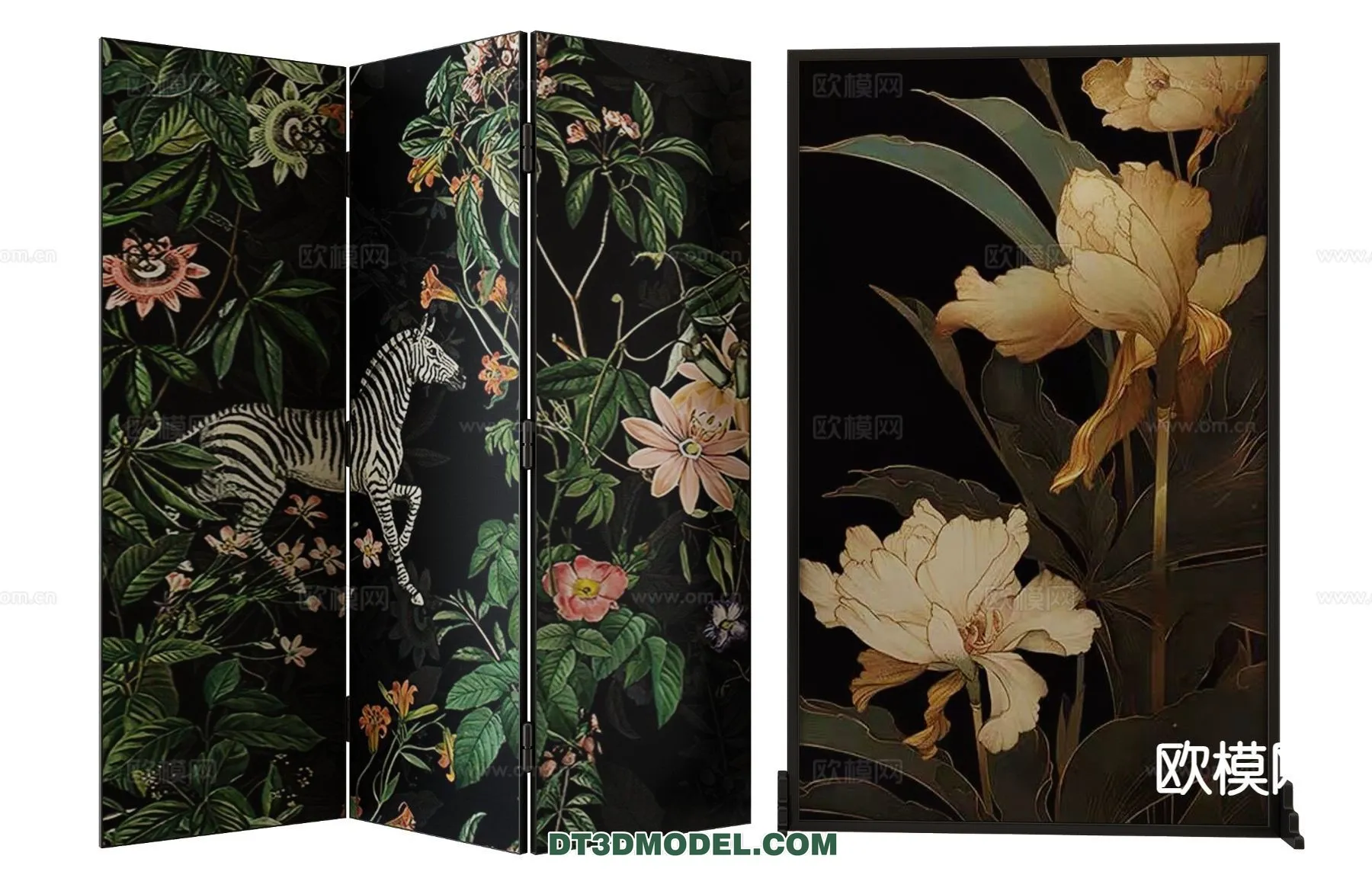 DECORATION - 3D PANEL - 3D Model For Interior Design - 951