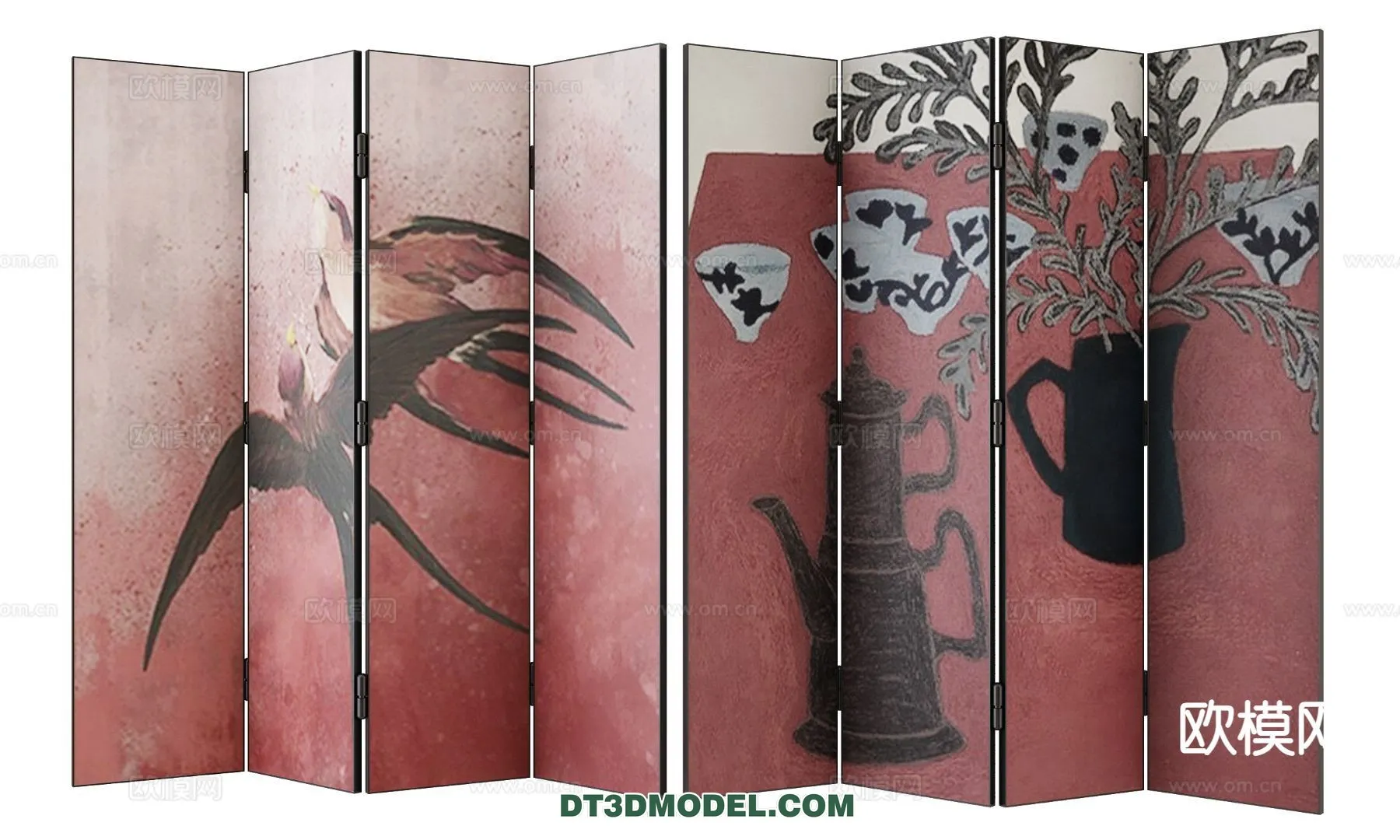 DECORATION - 3D PANEL - 3D Model For Interior Design - 952