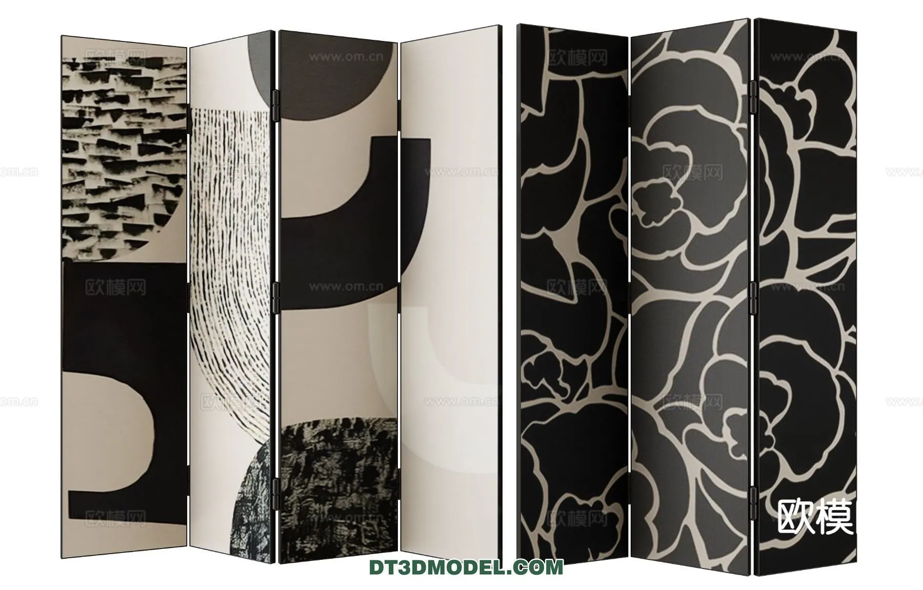 DECORATION - 3D PANEL - 3D Model For Interior Design - 956